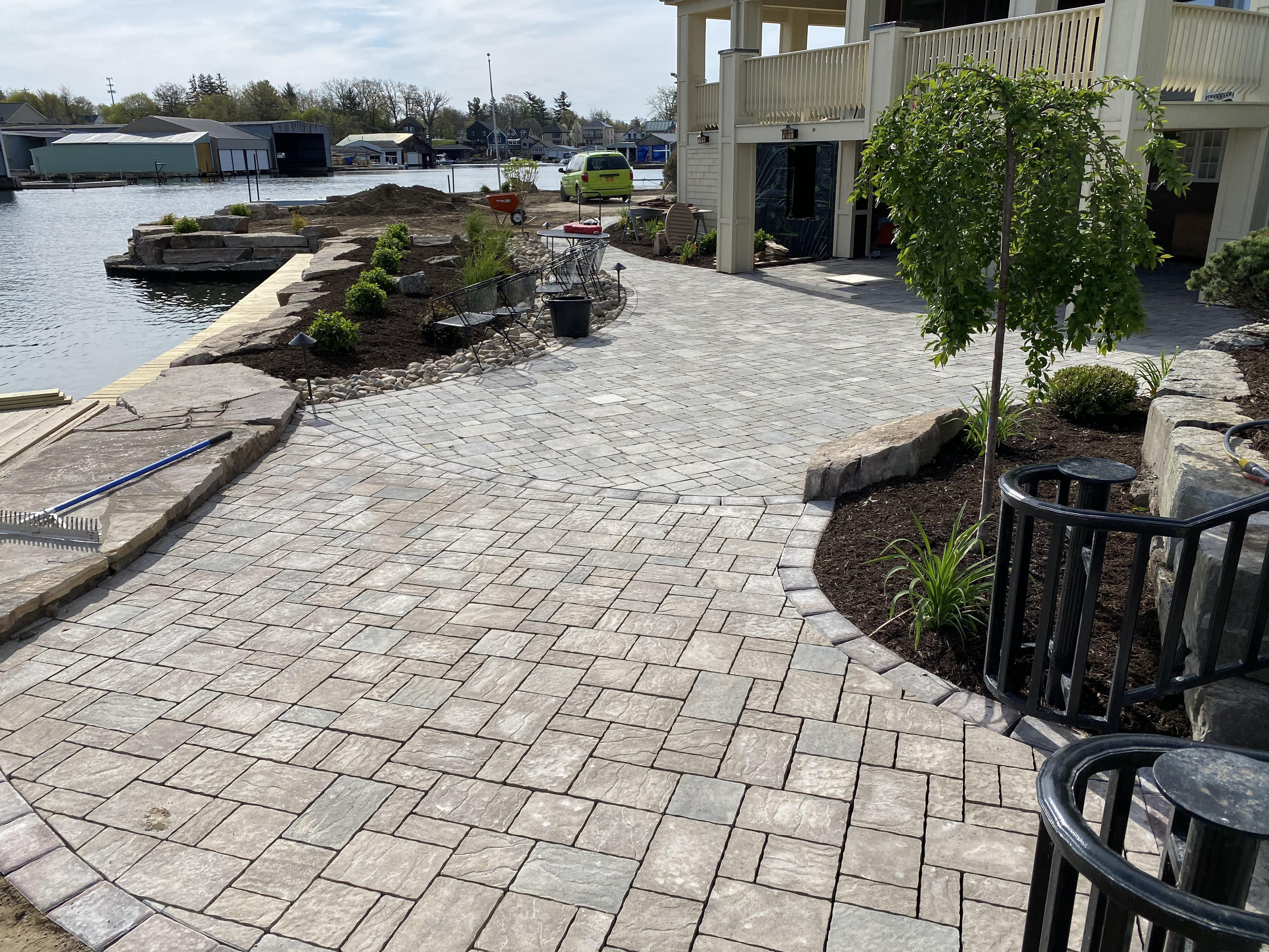 Waterfront Paver Patio